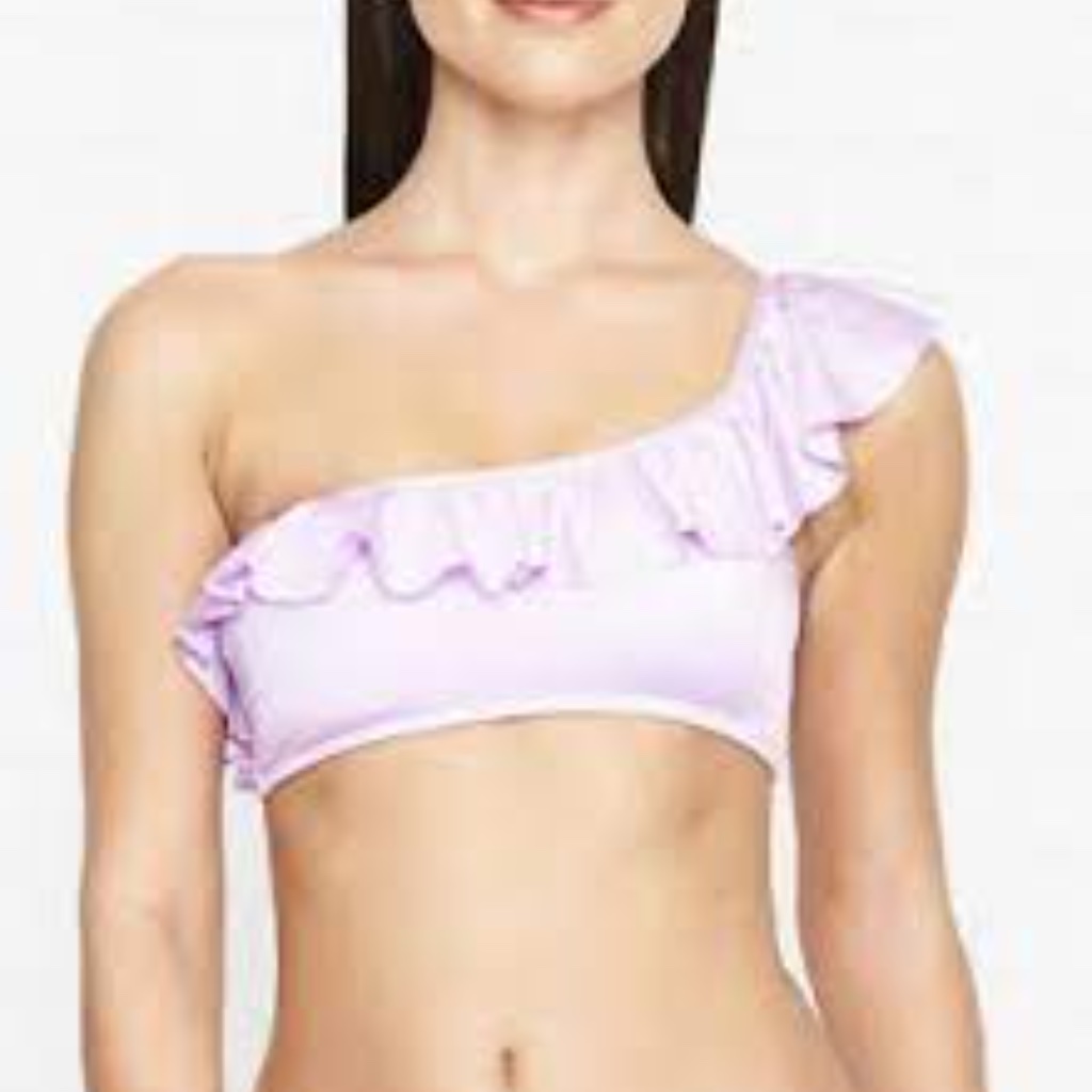 Seafolly Seafolly Shine On One Shoulder Ruffle Top